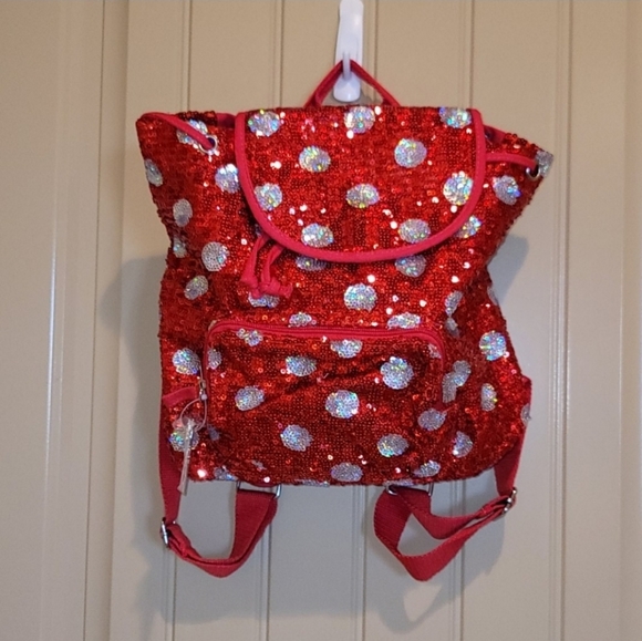 Disney Handbags - MINNIE MOUSE SEQUIN DOTS BACKPACK